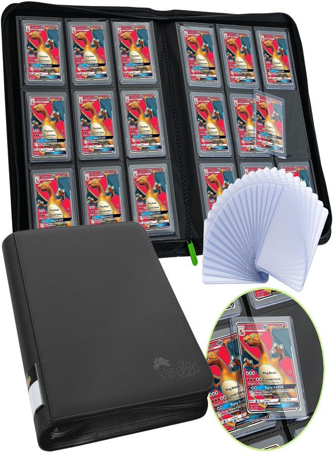 FunGuys Toploader Binder - 252 Capacity Trading Card Storage Binder, Zippered Side-Loading Album with 9-Pocket Layout for TCG, Yu-Gi-Oh!, MTG - Image 1